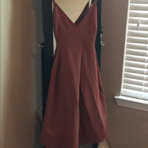 Knee length cocktail dress